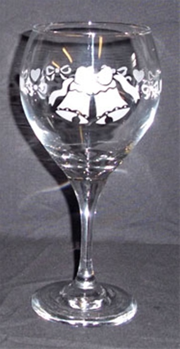 Lily Of The Valley Hand Painted Wine Glasses Set 2 Crystal Bohemia  Personalized Wedding Gift Floral Art - Yahoo Shopping